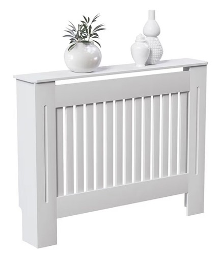 Radiator cover white - cover, medium