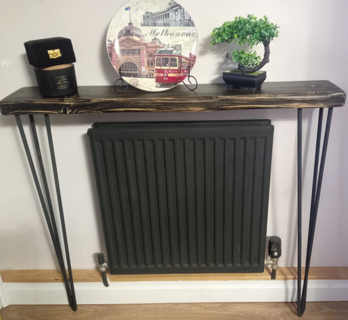 Rustic aged wooden radiator - rustic,