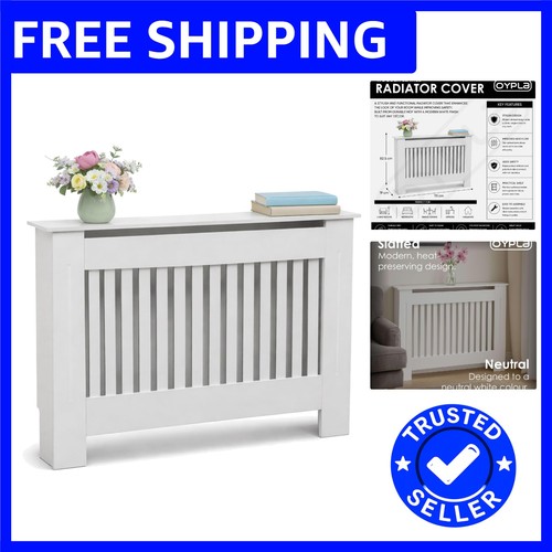 Elegant medium white slatted - medium,