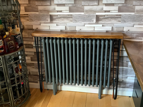 Rustic radiator cover urban - rustic,