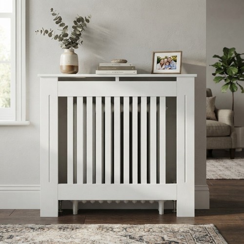 Portable slatted white - slatted,