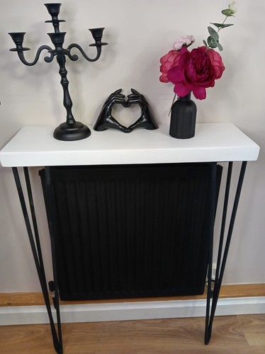 Radiator console table shelf - console,